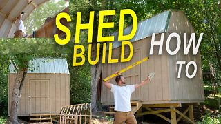 HOW TO BUILD A SHED - With Drawings