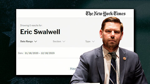 New York Times Still Hasn't Covered The Eric Swalwell/China Story, AOC Defends Sex Work In Odd Tweet