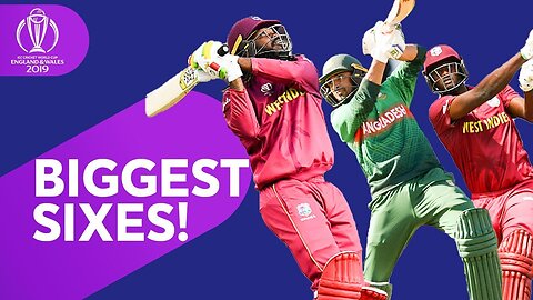 Biggest Sixes! _ 2019 Cricket World Cup Biggest Sixes So Far _ ICC Cricket World Cup 2019