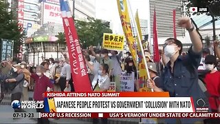 Japanese people protest vs government ‘collusion' with NATO