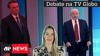Fabi Barroso analisa debate entre Lula e Bolsonaro na TV Globo ontem (28)