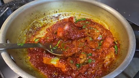 Chicken Tikka Spicy Masala being cooked at East Takeaway | Misty Ricardo's Curry Kitchen
