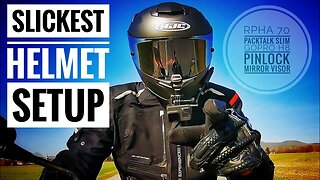 Slickest Helmet Setup Ever?... RPHA 70, Cardo Packtalk Slim, Gopro Hero8, Pinlock