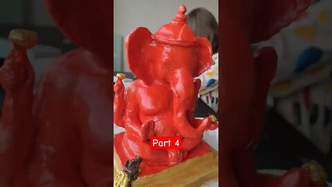 This is how I made #Ganesh #Murti at home in Spain #bappa #madrid #spain #europe #art #murti #yogi