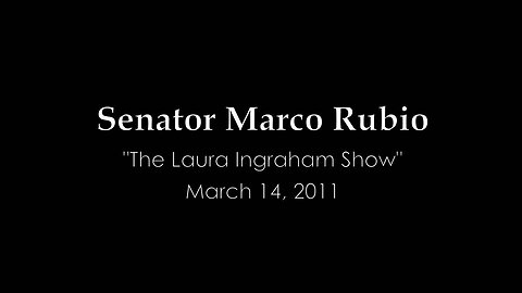 Sen. Rubio: President Has Eye On 2012, Not The Debt