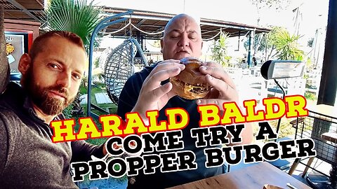 Inviting Harald Baldr to Try the Best Burger in Turkey