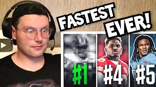 Rugby Player Reacts to The Top 10 FASTEST Players in NFL History!