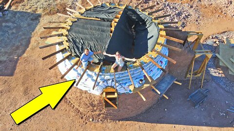 Will THIS Save Our House? | Couple Builds Sustainable Earthbag Home In The Desert