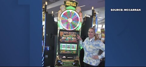 Tourist wins jackpot at Las Vegas airport