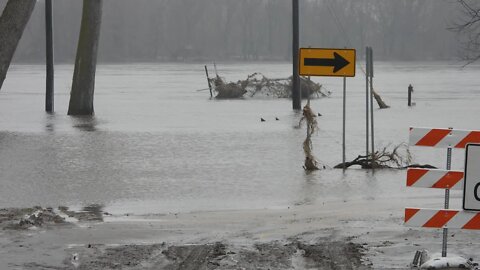 Flooding, Missouri River, Bridge Closed, Nuclear Plant, Brownsville, NE