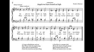 7. Angels we have heard on high (St. Gregory Hymnal)