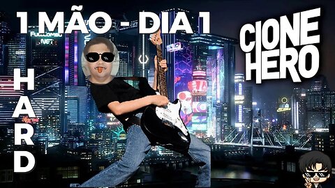 Clone Hero - Uma mão no Hard - Dia 1