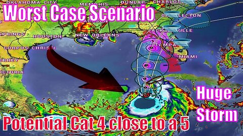 Worst Case Scenario Is Unfolding, Potential Cat 4 Major Hurricane Idalia! - The WeatherMan Plus