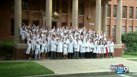 Students embark on their academic endeavors in the Tucson white coat ceremony