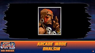 Super Street Fighter 2: Turbo Hyper HD Remix: Arcade Mode - Dhalsim