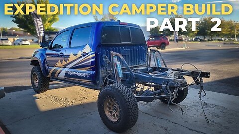 Toyota Tacoma Custom Flatbed Camper Build - Part Two | Badass Brunette