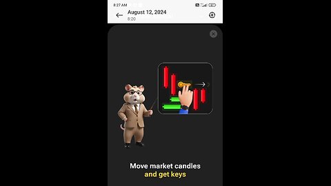 Move Market candles and get keys 🗝️ Hamster 🐹 combat AirDrop