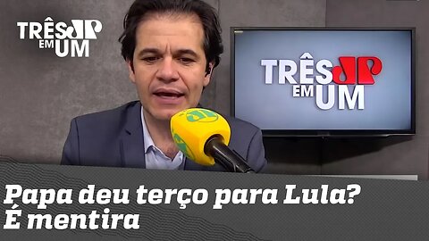 Papa deu terço para Lula? É mentira!