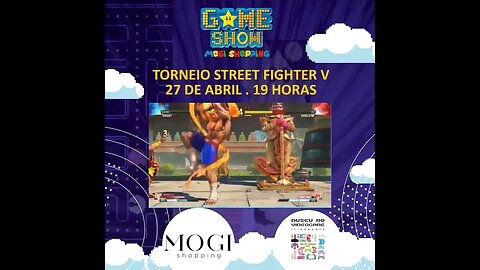🕹🎮🥊 TORNEIO DE STREET FIGHTER V no PS4 do Museu do Videogame Itinerante, no Mogi Shopping.