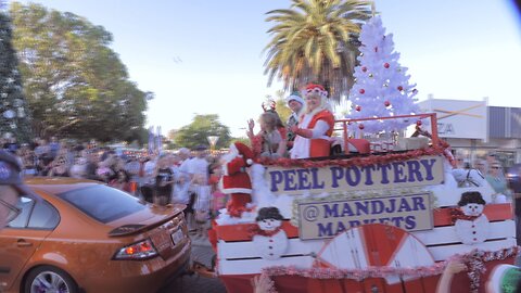 Christmas Pageant Street Parade Mandurah Santa Clause Western Australia