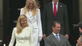 Trump family, Ivanka, Eric, Don. Jr., arrive for Presidential Inauguration 2017