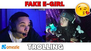 Fake Egirl Trolling on omegle Ep9. (Girl Voice Trolling)