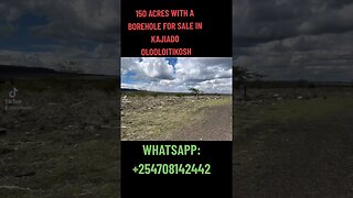 PRIME LAND FOR SALE ‼️150 ACRES WITH A HUGE BOREHOLE FOR SALE IN KAJIADO COUNTY, KIPETO
