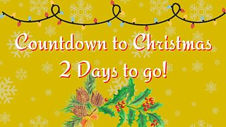 Countdown to Christmas - 2 Days to Go!