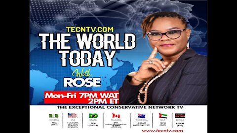 TECNTV.com / THE WORLD TODAY WITH ROSE OCHEME-OJABO / Episode 27 May 2021