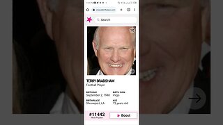 HAPPY 75 BIRTHDAY TERRY BRADSHAW Football Player