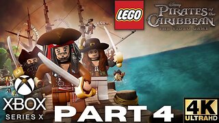 LEGO: Pirates of the Caribbean: The Video Game Walkthrough Part 4 | Xbox Series X|S, Xbox 360 | 4K