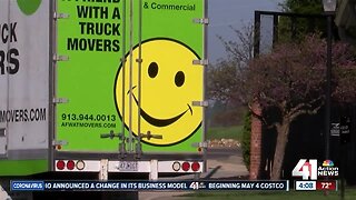 KC moving company says pandemic cut business in half