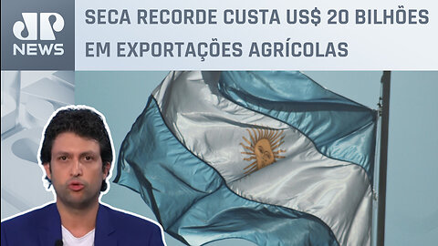 Economia da Argentina recua 4,9% no segundo trimestre; Alan Ghani explica