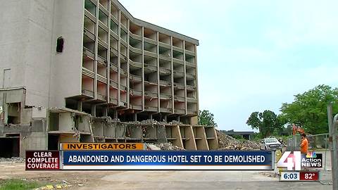 Abandoned hotel set to be demolished