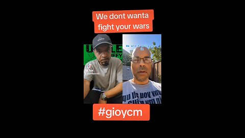 We Don't wanta fight your wars #youngpeople #bidensamerica #yourgovernmenthatesyou