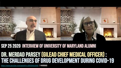 (Sep 2020) Merdad Parsey (Gilead Chief medical officer): Drug Development During CV19 (Remdesivir!)