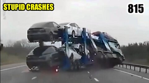 Stupid crashes 815 August 2023 car crash compilation