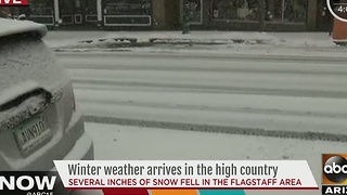 Winter weather continues to bring snow to the high country