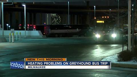 Passengers upset after heat breaks on Greyhound bus
