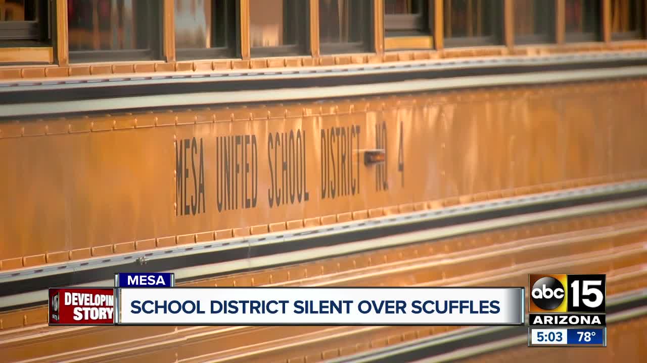 Brawl between student and school bus driver caught on camera