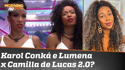 Karol Conká, Lumena e Camilla de Lucas revivem TRETA no BBB