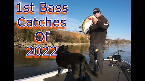 1st Bass Catches Of 2022!!!