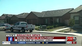 Possible human remains found in backyard of Southwest Bakersfield home