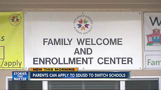 Applications open to switch SDUSD schools