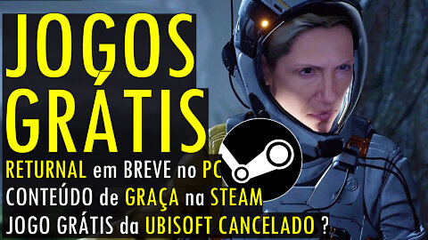 JOGO GRÁTIS da UBISOFT pode SER CANCELADO, CONTEÚDOS de GRAÇA no PC (STEAM) RETURNAL em BREVE no PC