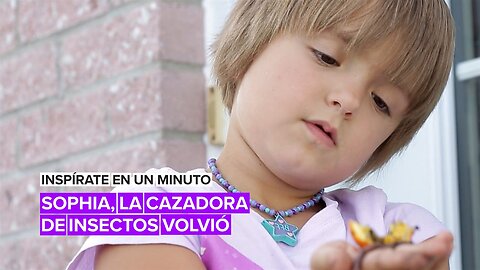 Inspírate en un minuto: La pequeña amante de los insectos