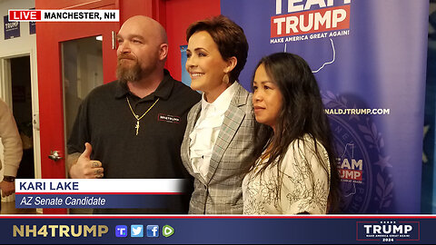 NH4TRUMP - [SPEECH W/PHOTO OPS] KARI LAKE VISITS NH TRUMP CAMPAIGN HQ