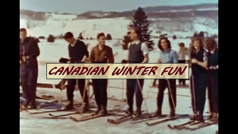 WINTER Skiing in CANADA, 1949 #reset #mudflood #oldworld