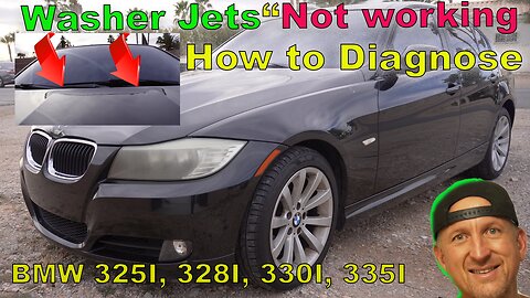 BMW WASHER JETS (NOT WORKING)!! EASY FIX!!