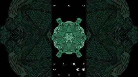 Tangle app on Android: perfect symmetry #12